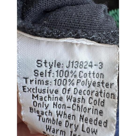 Johnny Was Averi Relaxed Tee Top Black‎ Multicolor Floral Embroidered Sz L Artsy - Picture 8 of 8